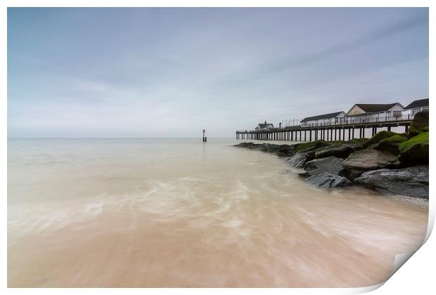 The Southwold Pier Print by Emanuel Ribeiro