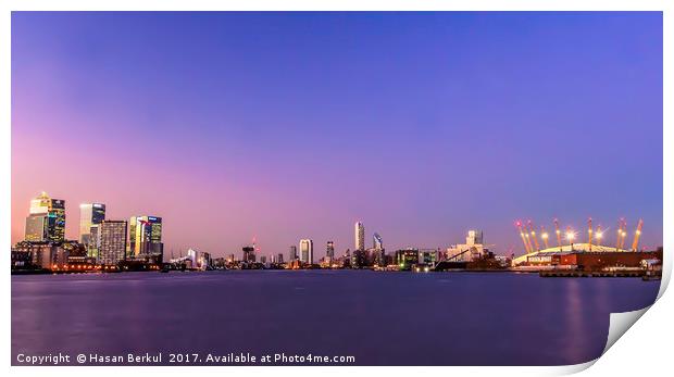 London Cityscape Print by Hasan Berkul