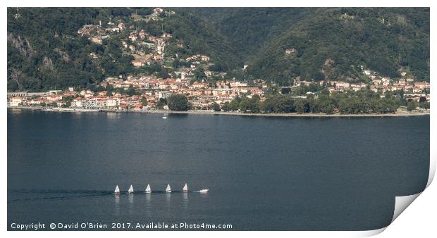 Lago Maggiore Italy Print by David O'Brien