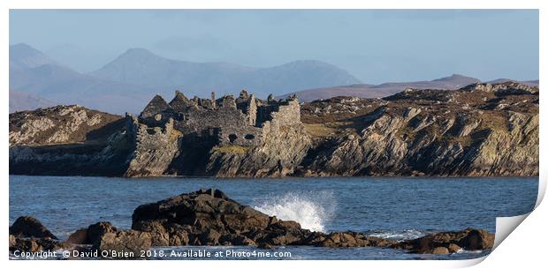 Cromwell's Castle Inishbofin Print by David O'Brien