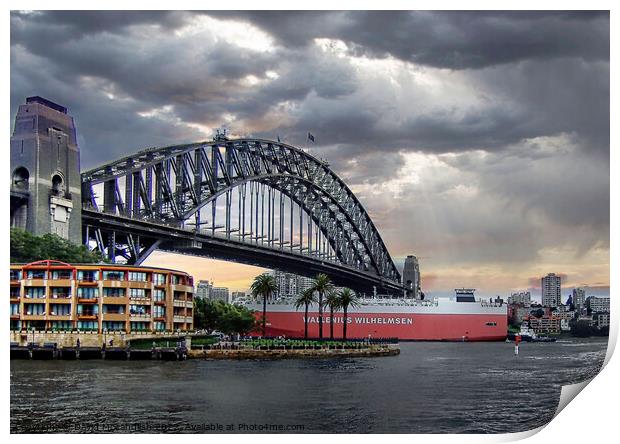 Sydney Harbour Bridge Print by David Mccandlish