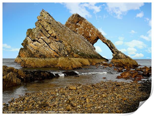 Bow Fiddle Rock Print by David Mccandlish