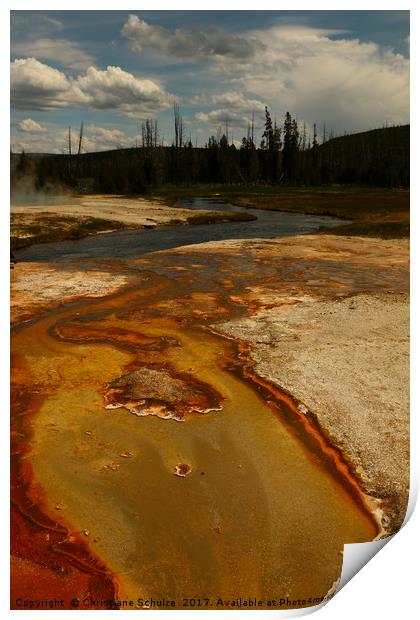 Geyser Colors Print by Christiane Schulze