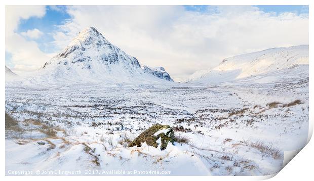 Into Glencoe Print by John Illingworth