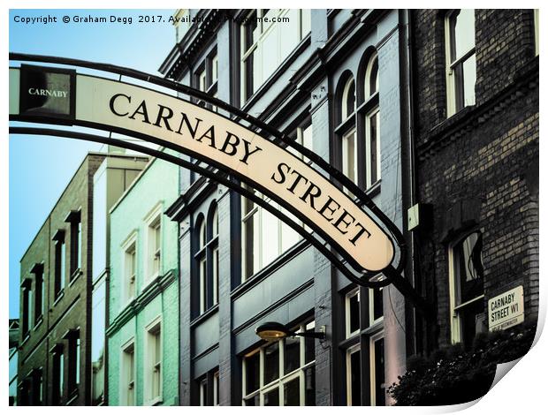 Carnaby Street Print by Graham Degg