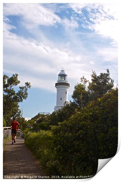 Cape Byron Lighthouse  Print by Margaret Stanton