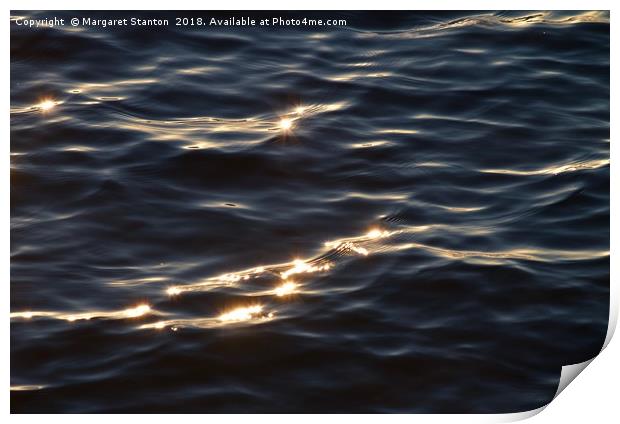 Ocean glisten Print by Margaret Stanton