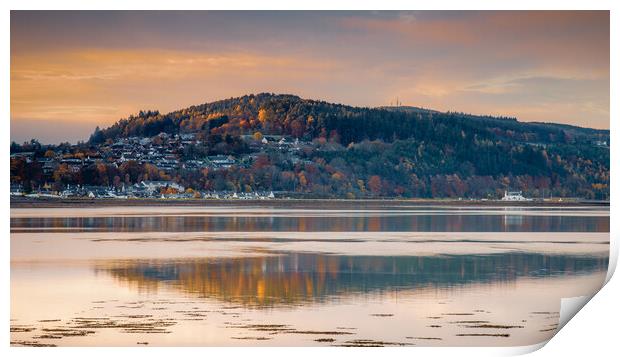 Sunrise over the Beauly Firth Print by John Frid