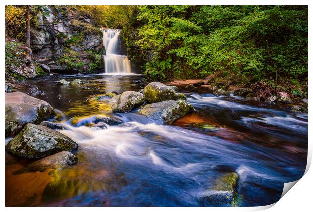 Linn Falls Aberlour Print by John Frid