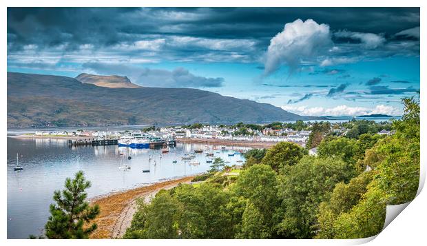 Ullapool Harbour Print by John Frid