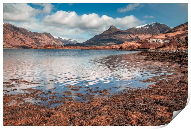 Loch Leven and the Pap of Glencoe Print by John Frid