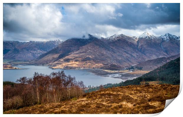 The Five Sisters of Kintail Print by John Frid