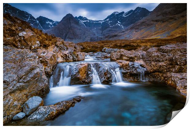 The Fairy Pools - Isle of Skye Print by John Frid