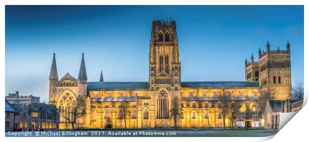 Durham Cathedral Print by Michael Billingham