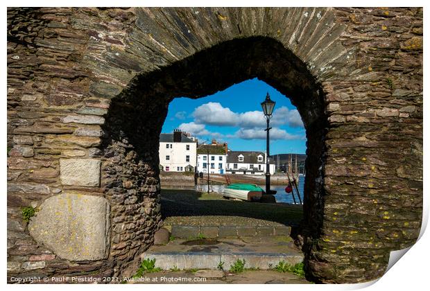 Bayard's Cove Dartmouth from the Fort  Print by Paul F Prestidge