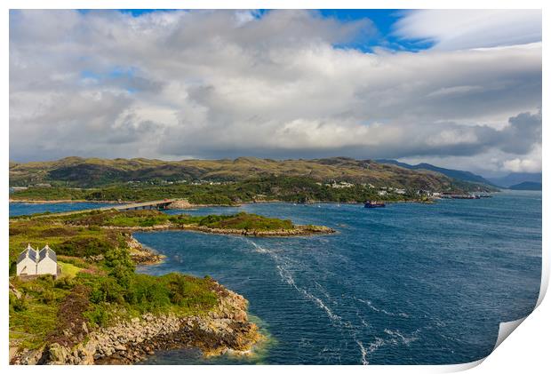 Scottish Highlands scenery Print by Marco Bicci