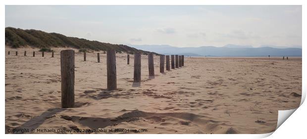 Porthmadog, North Wales, UK 2 Print by Michaela Gainey