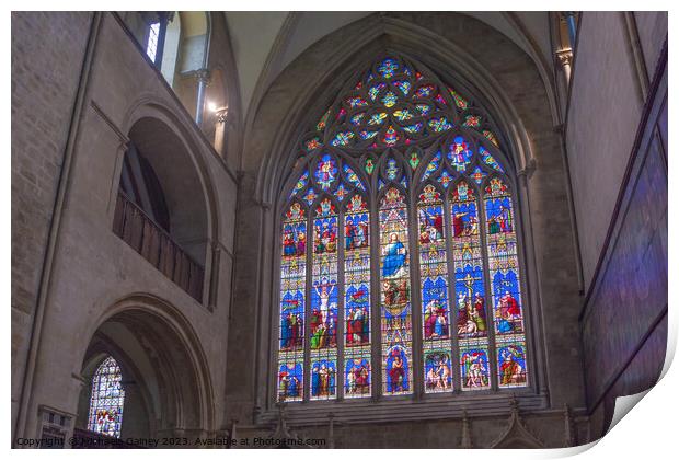 Chichester Cathedral, Chichester, Sussex, UK, 2 Print by Michaela Gainey