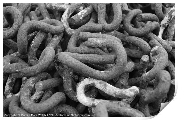 Chains Print by Darren Mark Walsh
