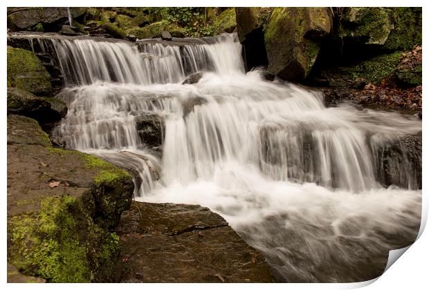 Tumbling Falls Print by Jennifer Higgs