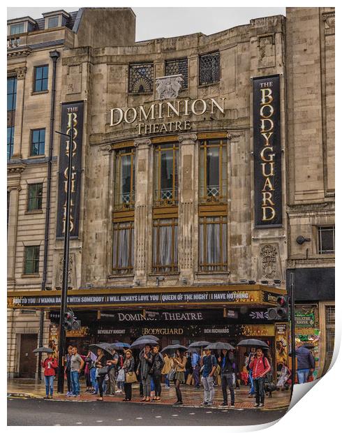 Dominion Theater in London    Print by Darryl Brooks