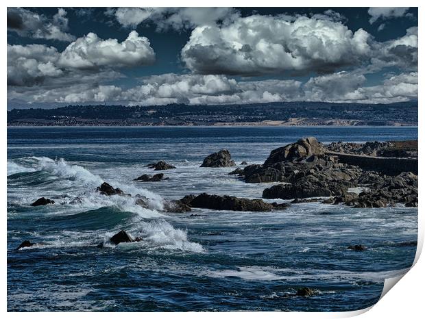 Dramatic Sea and Sky Print by Darryl Brooks