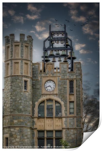 Bell Tower Print by Darryl Brooks