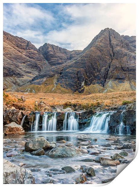 the magical Fairy Pools Print by James Marsden