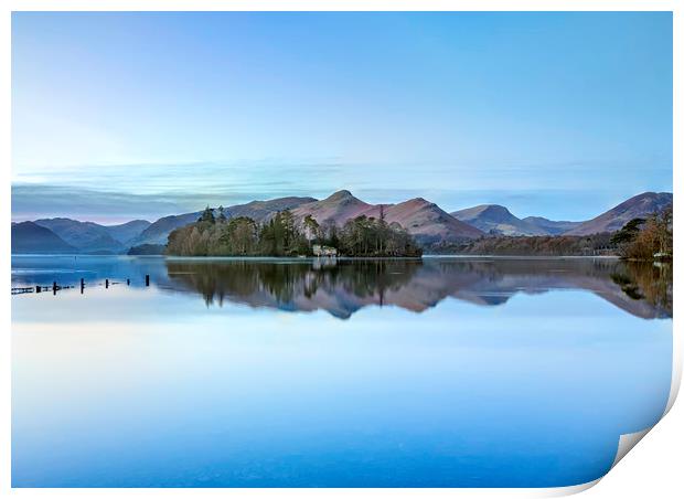 Mesmerizing Reflections at Crow Park Print by James Marsden