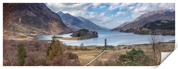 Majestic View of Loch Sheil Print by James Marsden