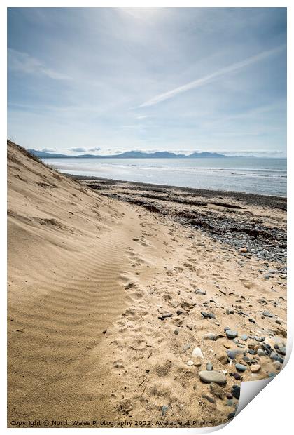 Newborough beach Print by North Wales Photography