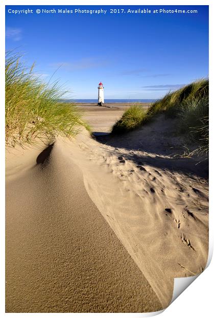 Talacre lighthouse  Print by North Wales Photography