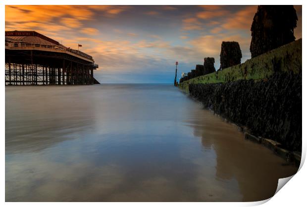 "Ethereal Tranquility: A Captivating Cromer Pier C Print by Mel RJ Smith