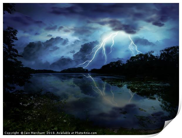 Swithland Storm Print by Iain Merchant