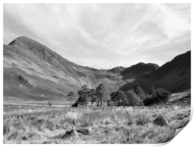 Lake District Hills Print by Kevin White