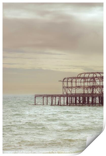 Brighton, West Pier Print by KB Photo