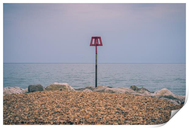 Highcliffe Beach, Dorset Print by KB Photo