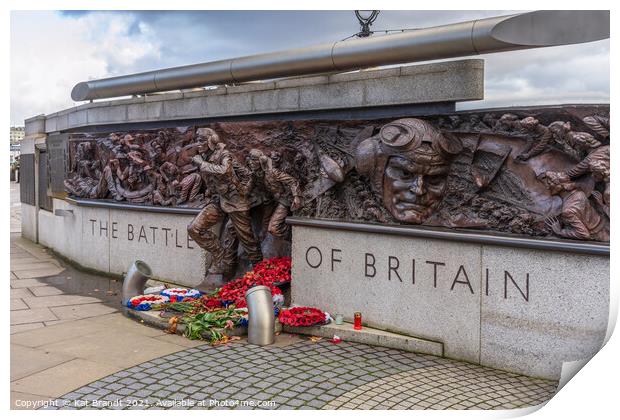Battle of Britain Monument in London, UK Print by KB Photo