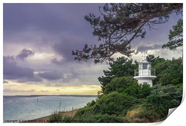 Lepe Lighthouse, Hampshire, UK Print by KB Photo