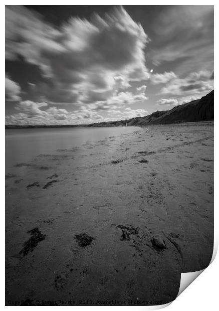 The Beach at Filey Print by Stuart Pearce