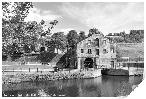 The Canal and River Trust's Stanedge Tunnel Visitor Centre, Mars Print by Kevin Hellon