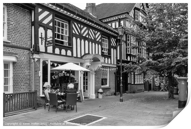 The Old Tea House, Beaconsfield Print by Kevin Hellon