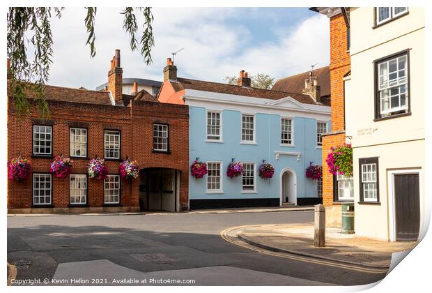 Eton High Street, Print by Kevin Hellon