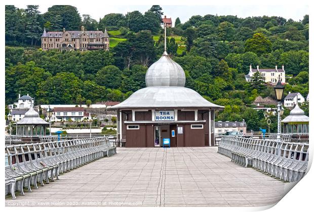 Bangor Pier and Tearooms, Print by Kevin Hellon