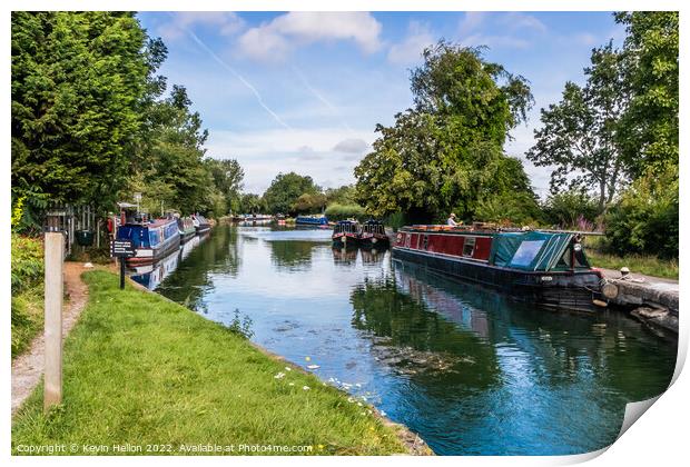 Dudswell Lock 48, Grand Union Canal, Print by Kevin Hellon