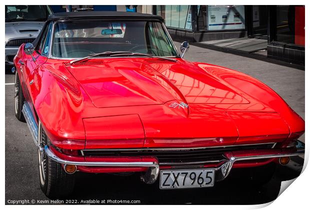 1967 Chevrolet Corvette Sting Ray Print by Kevin Hellon