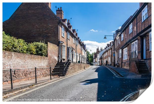 Castle Street, Aylesbury, Buckinghamshire, England Print by Kevin Hellon