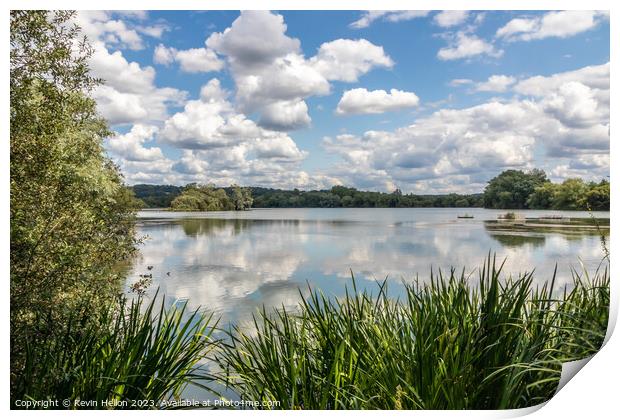 Little Marlow Lakes Country Park Print by Kevin Hellon