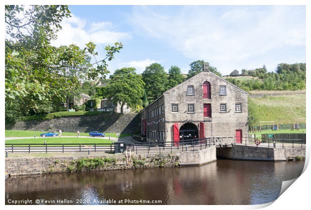 The Canal and River Trust's Stanedge Tunnel Visito Print by Kevin Hellon