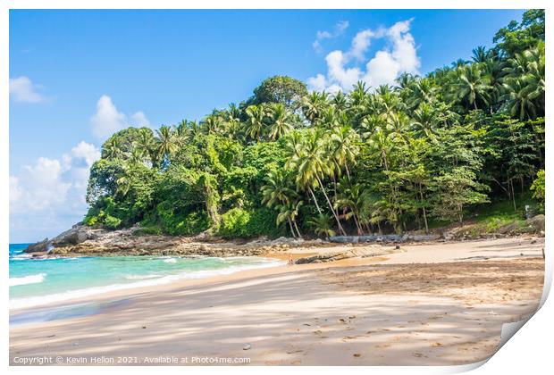 Surin beach Print by Kevin Hellon